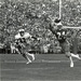 Joe Howard reaches out for a pass in Notre Dame’s 1982 game against Miami.