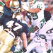 The Irish and Spartans battled under the lights at Notre Dame Stadium in 1987.