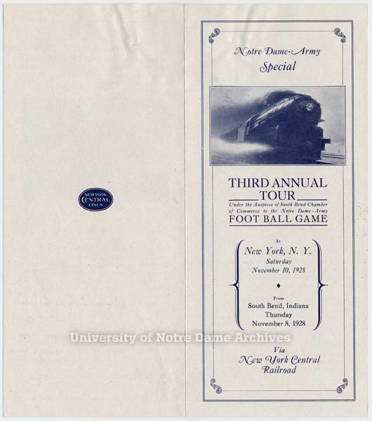 1928 Army ND brochure